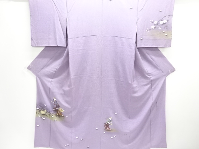 JAPANESE KIMONO / HOMONGI / HAND PAINTED / ARTIST WORK